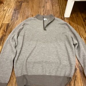 Peter Millar Wool Jacquard quarter zip